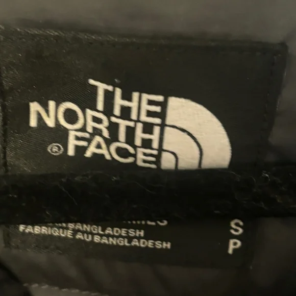 The North Face Down filled Black Puffer Parka Winter Coat SZ Small - Picture 4 of 9